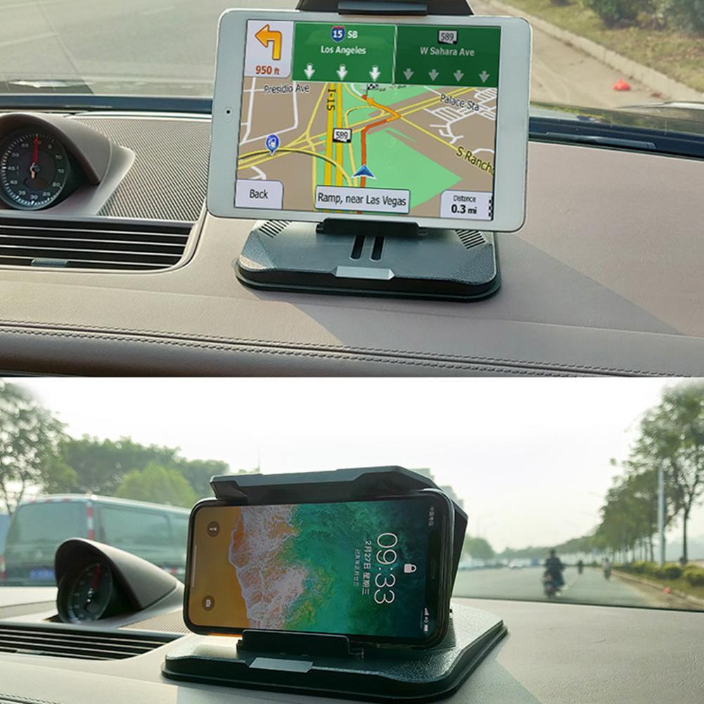 Автомобильный держатель для телефона на приборную панель, противоскользящее крепление для GPS-навигатора, поддержка плоской панели, защита от солнца для 3,0–9,7-дюймового Smartpho Z8G9