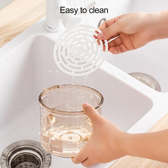 Вакуумный контейнер для хранения пищевых продуктов, банка с электрическим насосом, герметичная крышка, удобный фильтр для воды, кухонный холодильник, дренажный органайзер для еды