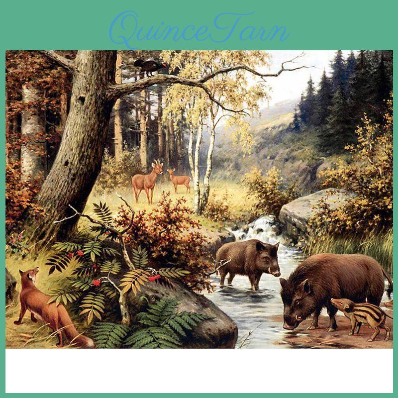 Painting Full Diamond 5d Diy Cartoon Animal Boar Mosaic Embroidery Cross Stitch Home Decor Handmade