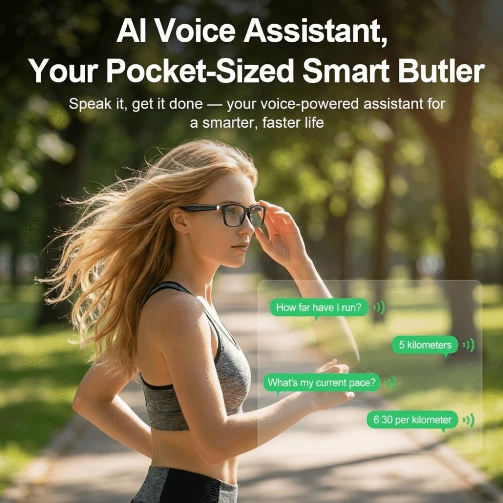with Bluetooth Music Streaming AI Translator Smart Glasses Intelligent Eye Glasses Calling