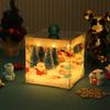 Рождественский DIY Magic Cube Украшение LED Ручной работы Светящийся Настольный Материал для Поделок Упаковка Рождественский Санта-Клаус Украшения Декор