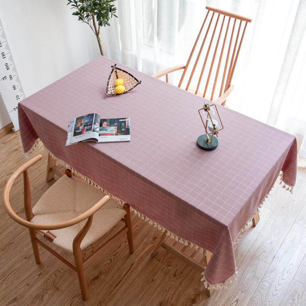 Простая квадратная скатерть для обеденного стола, скатерть, бытовая прямоугольная скатерть для журнального столика, накидка, полотенце, можно