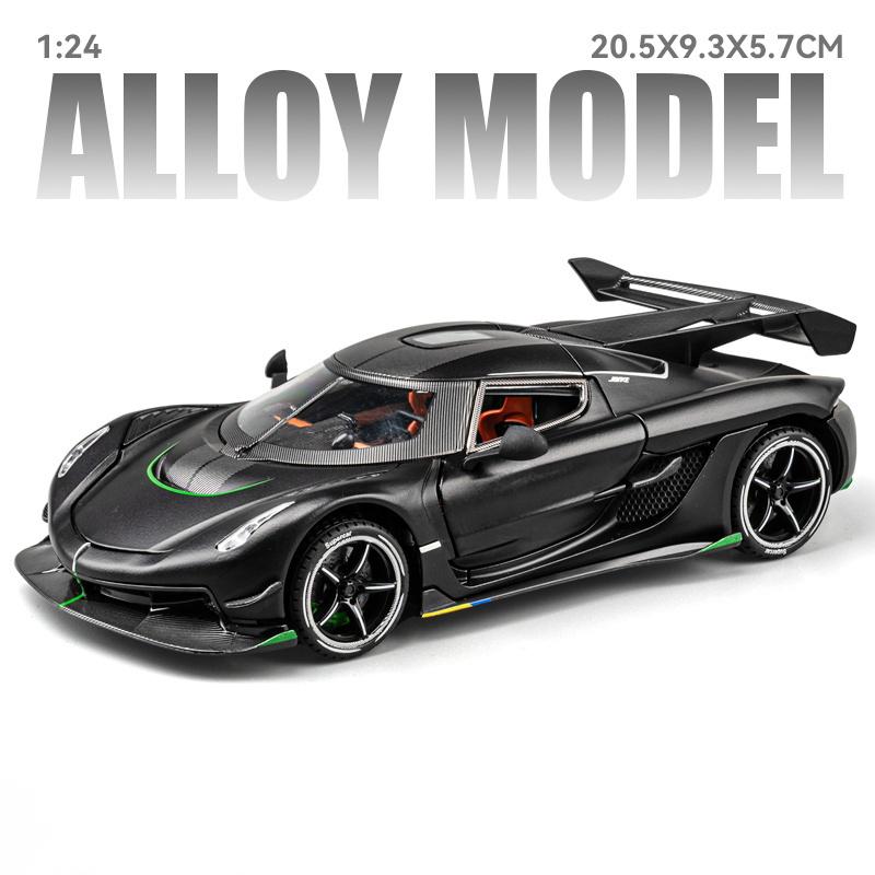1:24 KNSG Jesko Absolut ONE 1 Gemera GT Суперкар Сплав Металл Литье под давлением Модель Автомобиля Домашний Декор Настольный Дисплей Украшение День Рождения
