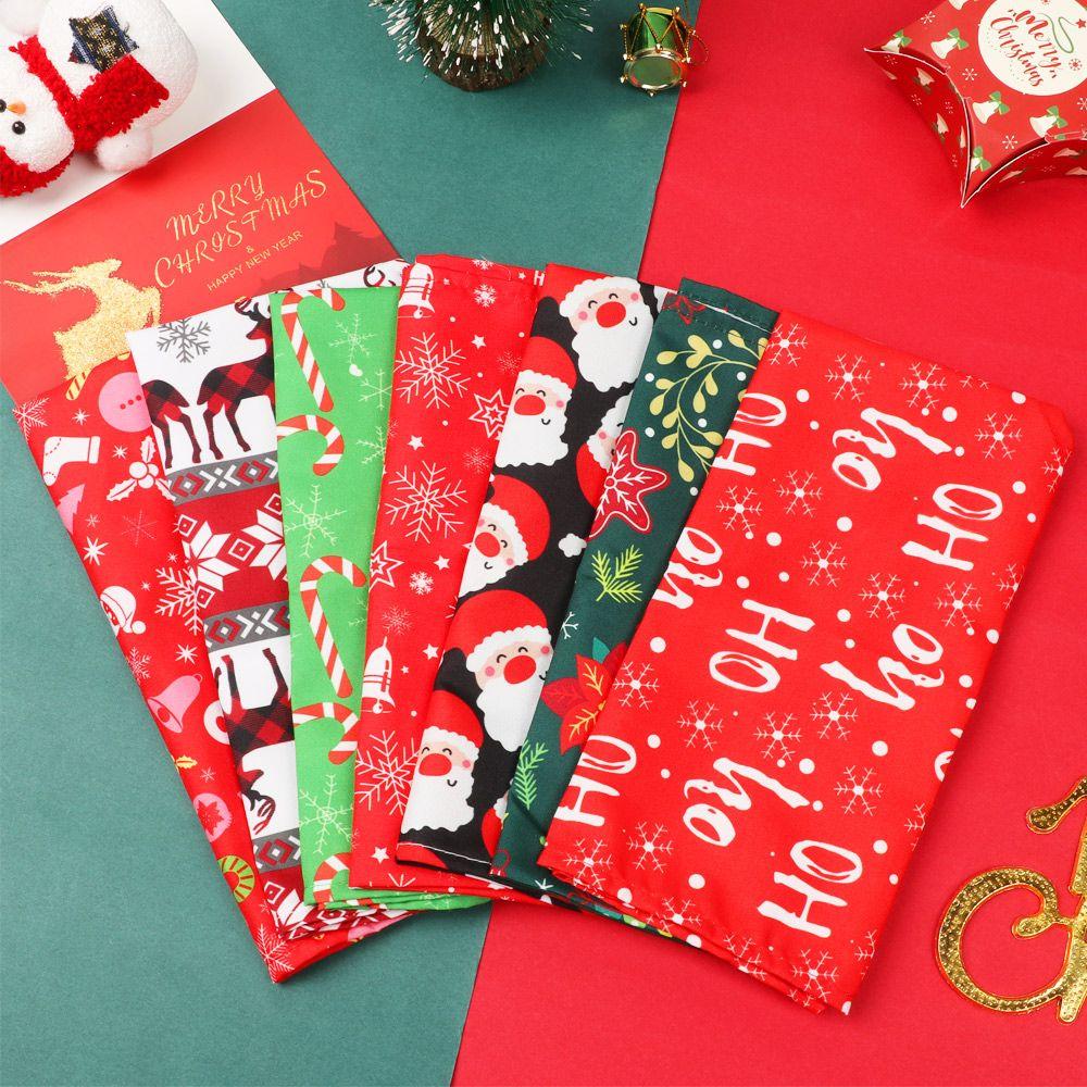 Christmas Printing Bibs Pet Costume Accessories Dog Cat Collar Pet Bandana Triangle Scarf