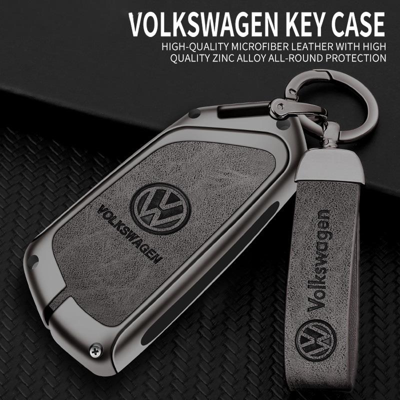 Для VOLKSWAGEN VW Чехол-защита для умного брелока автомобиля из цинкового сплава и кожи Для VW Volkswagen Golf 8 MK8 Leon Брелок