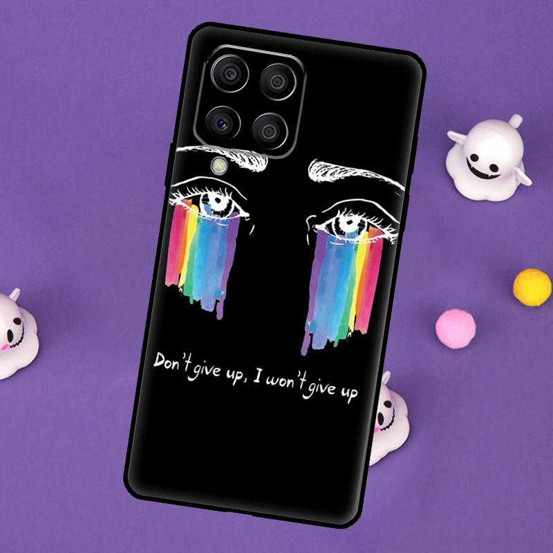 RAINBOW FLAG GAY LESBIAN PRIDE LGBT Cover For Samsung Galaxy M54 M14 M34 M33 M13 M23 M53 M15 M55 M31 M51 M20 M30s M32 M52 Case