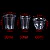 30/36/50Pcs Mini Clear Plastic Shot Glasses Jelly Cup Plastique Tumblers