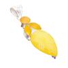 Yellow Aventurine, Sapphire Gemstone 925 Sterling Silver Jewelry Pendant 2.56" AH-5188