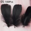 100pcs 6-12 Cm Natural Colourful Goose Feather Plume for Wedding Party Clothing Decoration DIY Craft Feathers