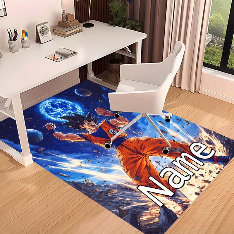 Custom personalization Dragon Ball Print Area Rug - Soft, Washable Non-Slip Indoor Mat,Living Room,Home&Office Decorative Rug