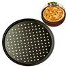 Carbon Steel Pan Mesh Non-stick Pizza Baking Bakeware Tray Plate Baking Tool