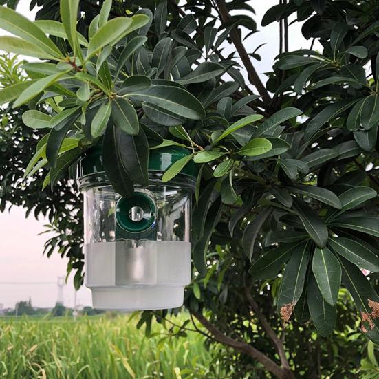 2/4 шт. Уличная подвесная ловушка для ос на солнечной батарее, ловушка для шершней и пчел