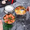 HUIHUADU Stainless Steel Round Bento Box