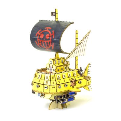 Деревянная головоломка Azone ki-gu-mi (Кигуми) ONE PIECE Подводная лодка Трафальгара Ло 2022