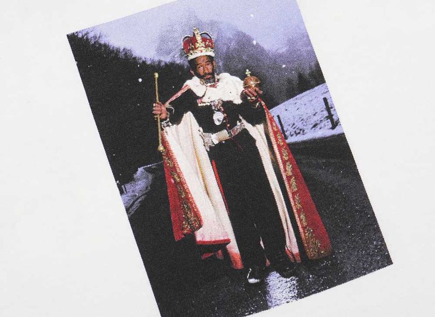 Supreme Футболка Martine Rose Lee Scratch Perry Белая