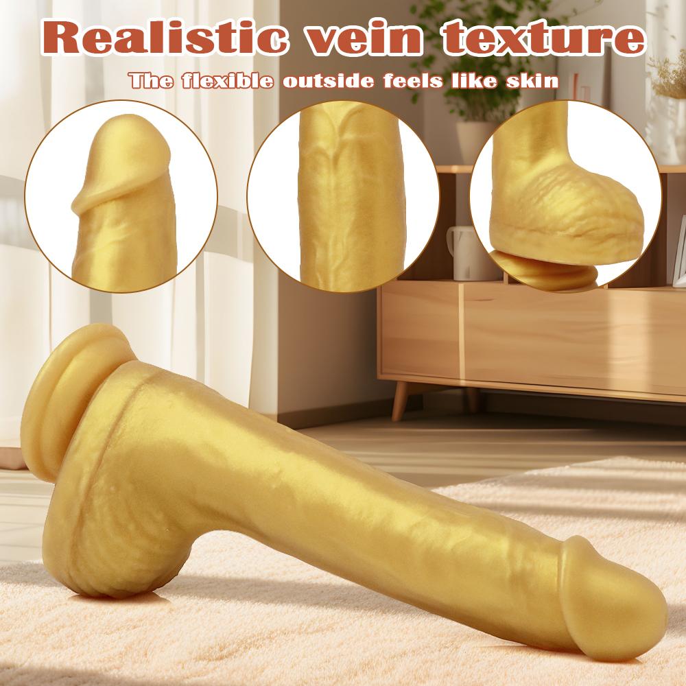 Силикагель Супер Кожа Силиконовый Реалистичный Фаллоимитатор Мягкая Присоска Большой Огромный Страпон Пенис Член Взрослые Секс-Игрушки для Женщин Женский Мастурбатор