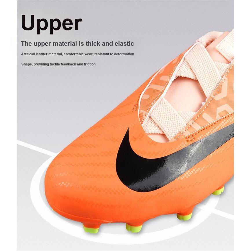 Nike Phantom GX Academy NU MG GS Guava Ice Детские кроссовки Оранжевый Черный DZ3494-800