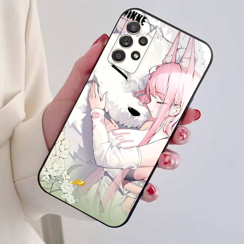 Чехол для телефона Game P-roject N-NIKKE для Samsung S25, S24, S21, S22, S23, S30, Ultra, S20, Plus, Fe, Мягкий силиконовый черный чехол