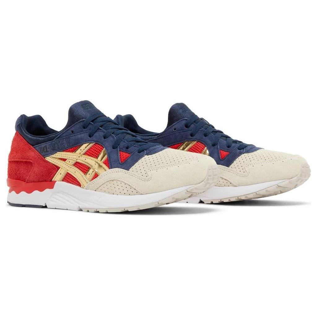 Concepts x ASICS Gel Lyte 5 Libertea Мужские Кроссовки Красный Папирус Чисто-Серебристый 1201A943-100