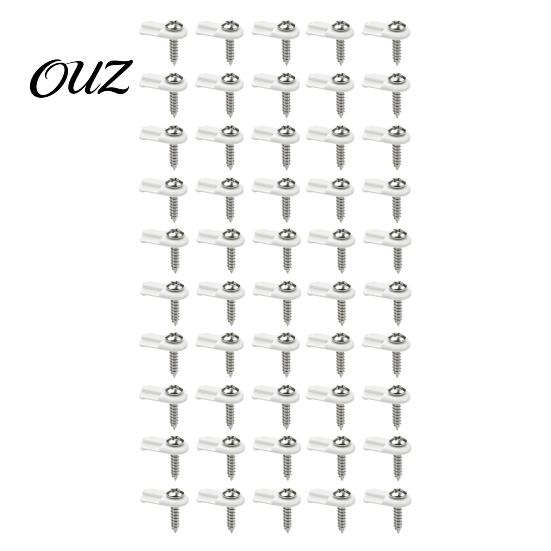Replacement Clips for Window Screens Screen Clips, Retainer with Screws Frame Replacement, Durable Fasteners Storm Windows and Mesh Installation
