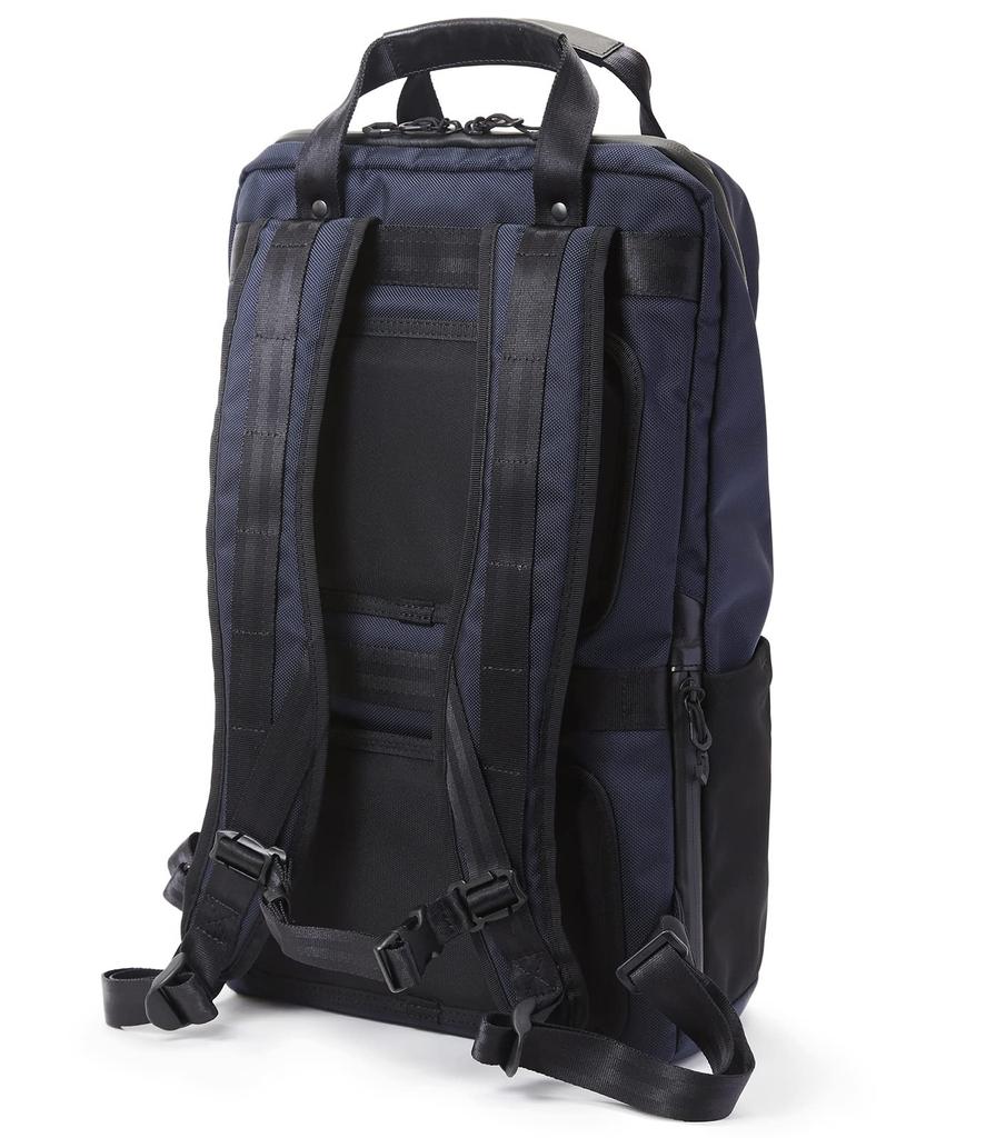 Business Backpack Urban Commuter BACKPACK 2 HA Made In Japan Toyooka Bag Collaboration Storage 18L Navy [Beluf] PC/A4