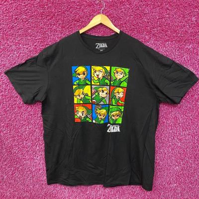 Футболка Nintendo The Legend Of Zelda Линк Мультяшные Лица