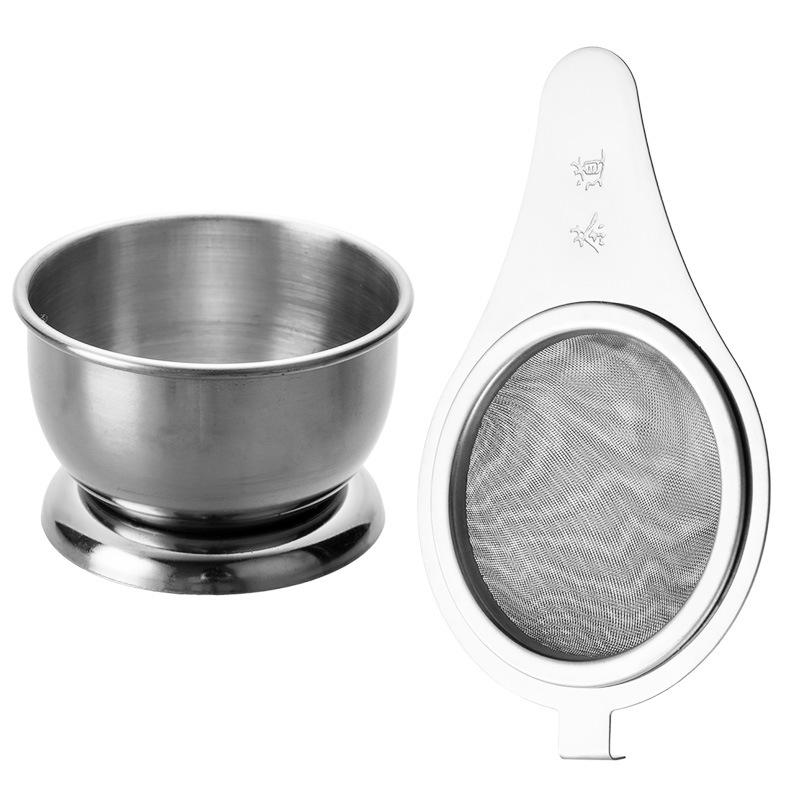Набор ситечек для чая из нержавеющей стали 304, японский чайный фильтр, ситечко для листьев и специй, кухонные принадлежности