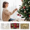 101 Pcs Christmas Balls Set Shatterproof Xmas Tree Decorations Sparkling Christmas Balls with Tree Topper Star for Festive Decor