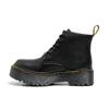 [Customized] Boots Black Leather Thick-soled Martin Boots Medium Boots Sweet Cool Martin Boots Women's British Leather Boots