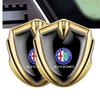 2026 Hot Sticker 1/2PC 3D Metal Car Body Stickers Custom Badges Decoration Auto Styling Accessories For Alfa Romeo 159 147 Mito def789