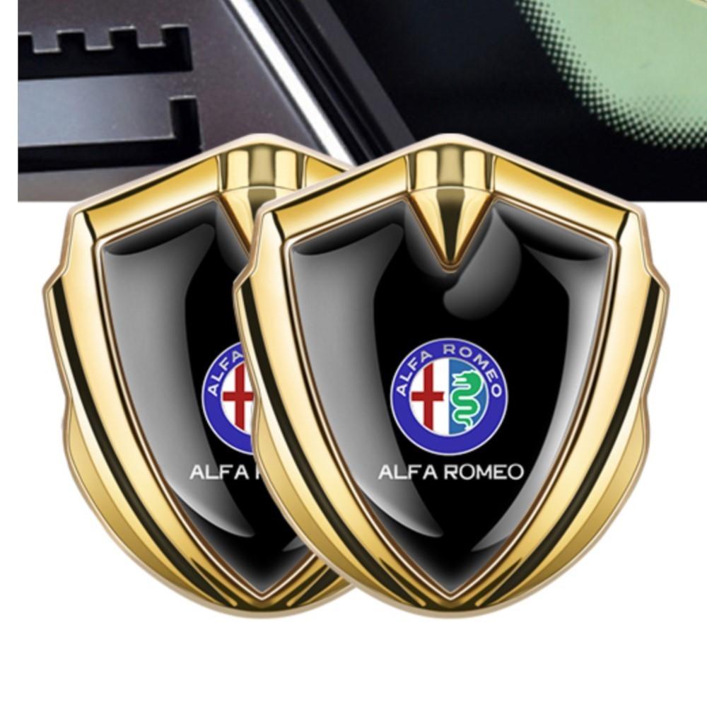 2026 Hot Sticker 1/2PC 3D Metal Car Body Stickers Custom Badges Decoration Auto Styling Accessories For Alfa Romeo 159 147 Mito def789