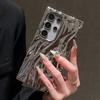 Покрытие 3D Волна Морщин Чехол Для Для Samsung S25 S24 Plus S23 Ultra FE A56 A36 A26 A16 A06 A55 A35 A25 A15 Модный Блестящий Чехол