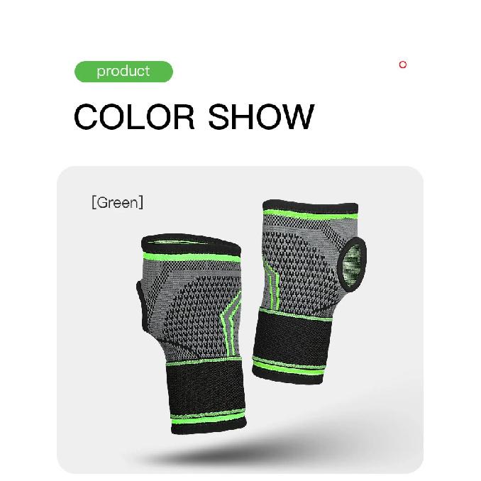 Gym Sports Wristband Wrist Protector Palm Guard Wrist Support Adjustable Wrist Brace Strap Compression Gloves for Carpal Tunnel
