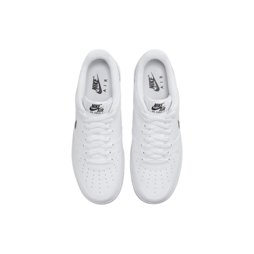 Новые Nike Air Force 1 Low '07 Quadruple Swoosh Белые Темно-синие Малиновые FJ4226-100