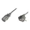 Ewent EW-190100-020-N-P Câble D'alimentation IEC 60320 C13 Pour IEC 60320 1.8 M Noir