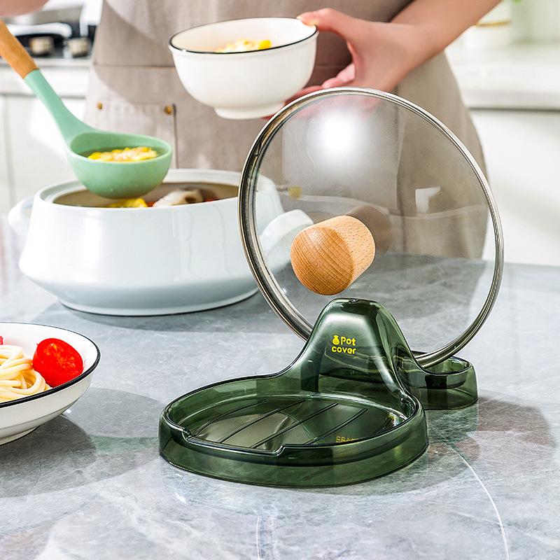Кухонный держатель для кастрюль Houseeker, устойчивая подставка, полка для крышки кастрюли, удобная полка для хранения посуды, органайзер для кухонных принадлежностей