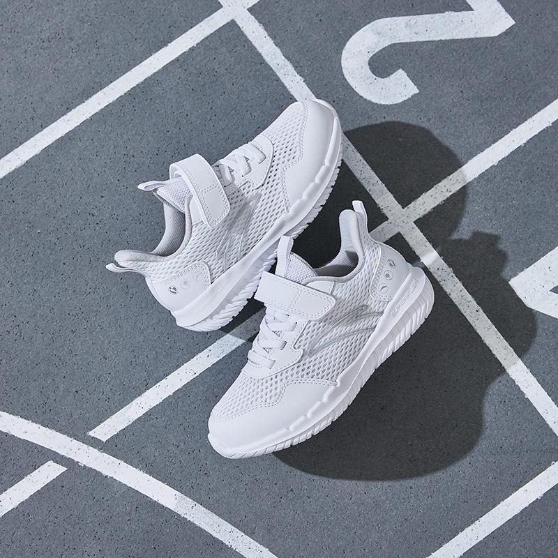 Anta Детские кроссовки Vitality Simple Versatile White, легкие, амортизирующие, дышащие, низкие кроссовки для бега, детские кроссовки A12439967-5