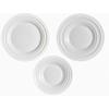 Dinnerware Set - VIVALTO - F-LGCP105-75-85 - White Opal Glass - 2 Units - Contemporary