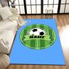 1PC Custom Name Soccer Field Ball Name Theme Floor Mat Ideal for Living Room, Game Rooms, Office, Bedroom,Floor Mat Playful Design