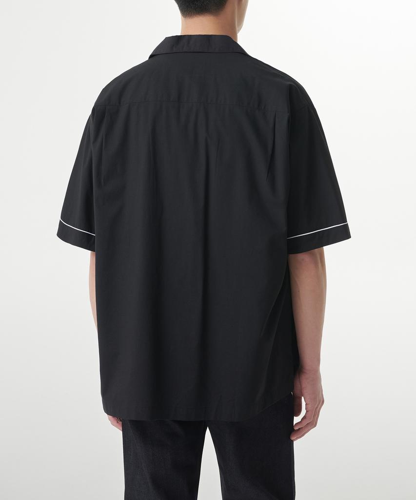 MUSINSA STANDARD Relaxed Bowling Shirt [Black]