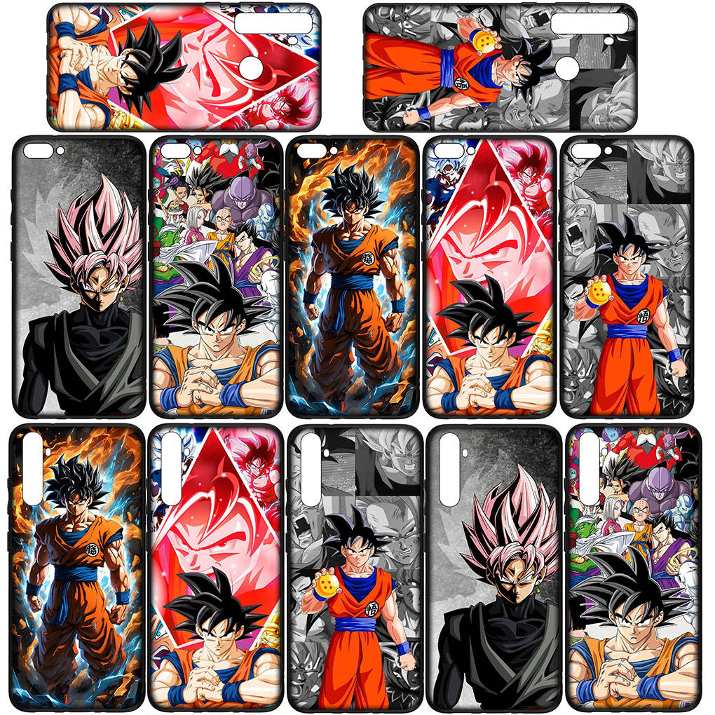 Для iPhone 16 15 Xiaomi Redmi Note 14 13 12 11 Pro Max 16e Samsung Galaxy S25 S24 S23 Moto OPPO Huawei Dragon Ball DragonBall Goku Мультяшный Чехол для телефона