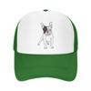 Personalized French Bulldog Baseball Cap Outdoor WoUnisex Unisex's Adjustable Frenchie Dog Trucker Hat Summer Snapback Caps