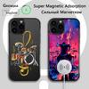 Чехол для телефона с изображением барабана и барабанщика для iPhone 16e, 16, 15, 14, 13, 12, 11, Plus, Pro, Max, Mini, с магнитной беспроводной зарядкой Magsafe