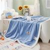 Thickened Milk Velvet Blanket Keep Warm Shawl Blankets for Beds Portable Sofa Office Nap Throw Blanket Bedroom Decor Bed Cover