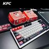 1 Set Anime Cartoon Peripheral Toy Kit Kfc Keycap Mechanical Keyboard Model Collection Ornaments Fans Gifts