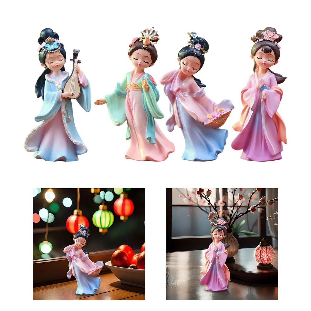 Китайская статуэтка красоты для стола, фигурка китайской исторической женщины для подарка, вечеринки, бара