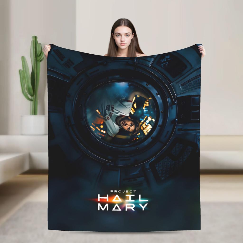 Ryland Grace Project Hail Mary Fan Concept Art Blankets Cozy Throw Blanket Spring Adults Girls Outdoor Picnic Bedspread