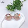Fashion Street Photography Trend Diy Children'S Sunglasses Flower Cute Girls Concave Glasses Boys Sunglasses