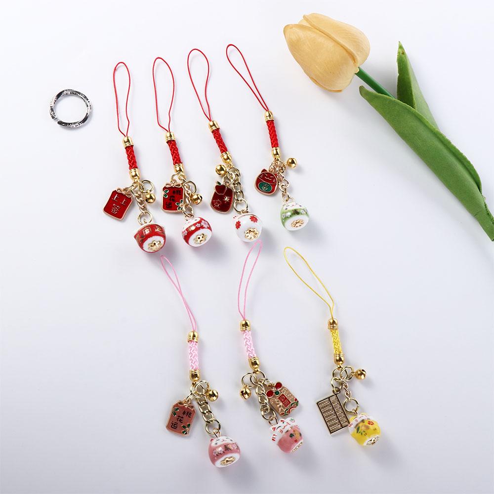 Phone Lanyards Car Key Accessories Bag Pendant Bag Accessory Cute Key Chain Korean Style Key Ring