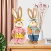 35 см Соломенный Кролик для Пасхальных Празднований - Декор для Садовой Вечеринки